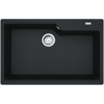 Franke UBG610-78 Urban 花崗岩檯面 單昇盆 (瑪瑙黒色)